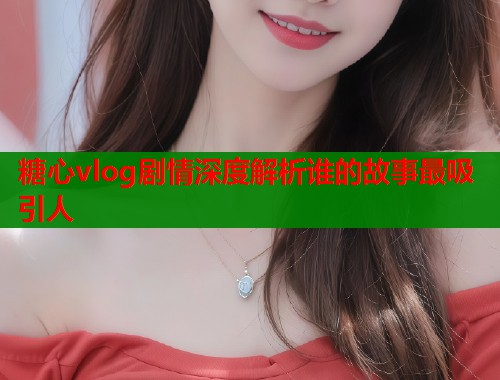 糖心vlog剧情深度解析谁的故事最吸引人