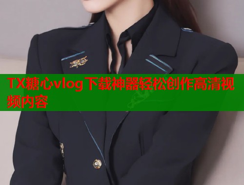 TX糖心vlog下载神器轻松创作高清视频内容